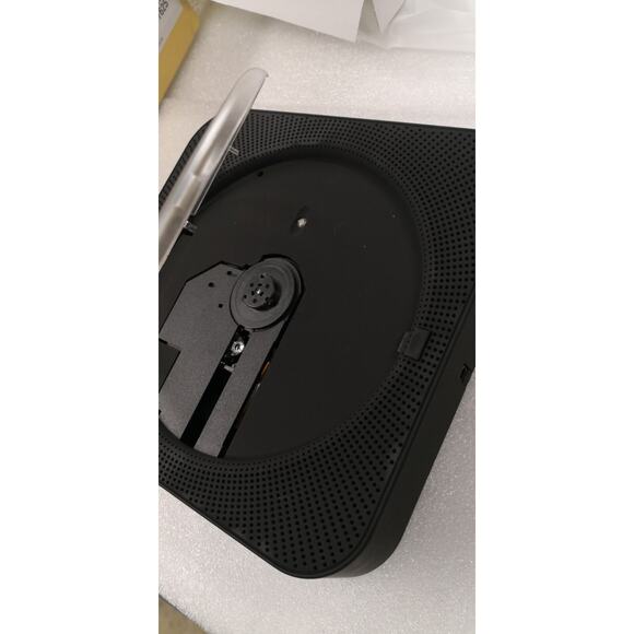 Black Wall Mountable CD Player w/FM Radio USB MP3 Bluetooth No. KC-909 w Remote - Picture 5 of 11